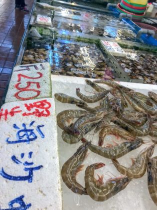 Seafoods in the market